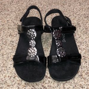 Black Vionic Farra Sandal size 8